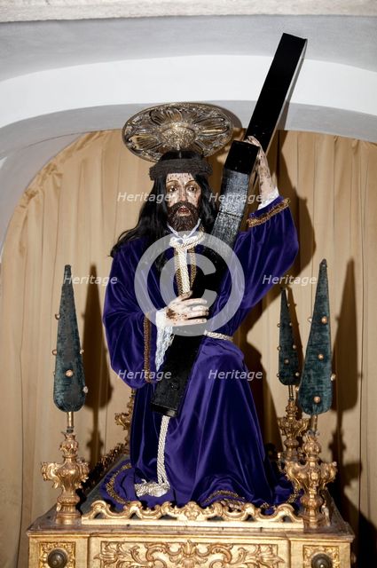 A statue of the Christ, Sao Francisco Church, Evora, Portugal, 2009. Creator: Samuel Magal.
