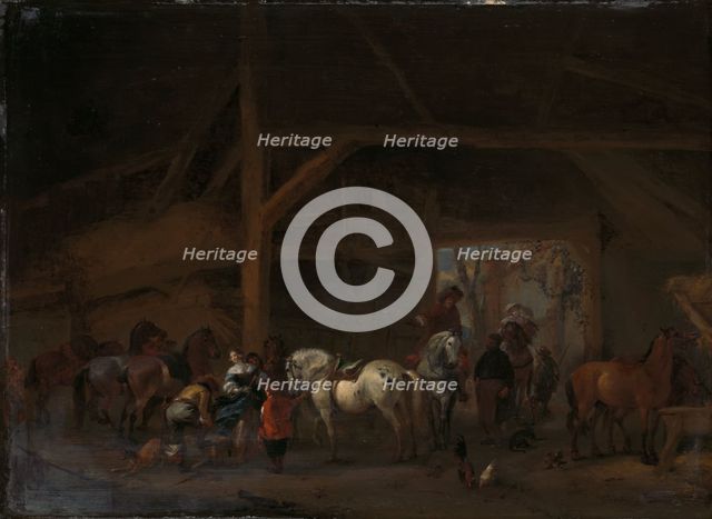 A Stable, c.1665-1668. Creator: Philip Wouverman.