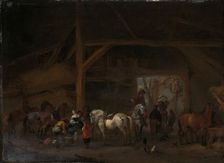 A Stable, c.1665-1668. Creator: Philip Wouverman