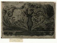A Stag, A Study, 1890-98. Creator: Theodore Roussel