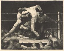 A Stag at Sharkey's, 1917. Creator: George Wesley Bellows