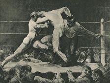 A Stag at Sharkey's 1917. Artist: George Wesley Bellows