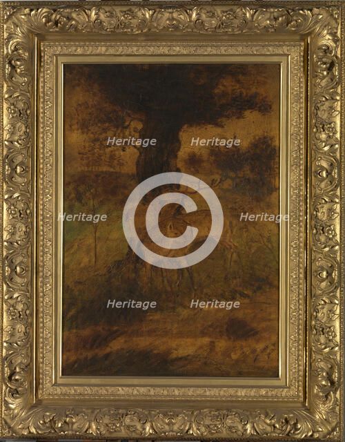 A Stag and Two Does, ca. 1870s. Creator: Albert Pinkham Ryder.