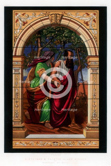 'A Stained and Painted Glass Window', 19th century.Artist: John Burley Waring