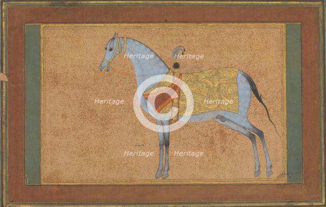A Stallion, ca. 1601-6. Creator: Habiballah of Sava.