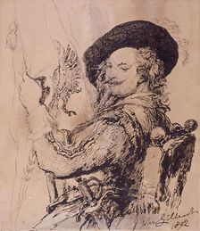 A Standard Bearer 1892. Artist: Sir John Gilbert