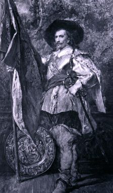 A standard bearer, 1897. Artist: Sir John Gilbert