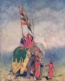 A Standard-bearer 1903. Artist: Mortimer L Menpes