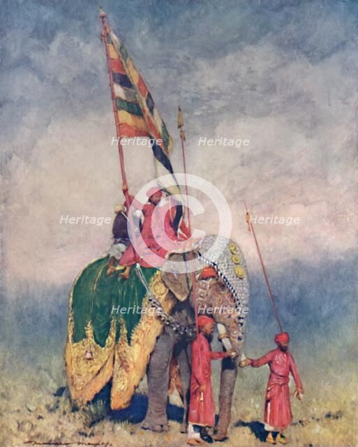 'A Standard-bearer', 1903. Artist: Mortimer L Menpes.