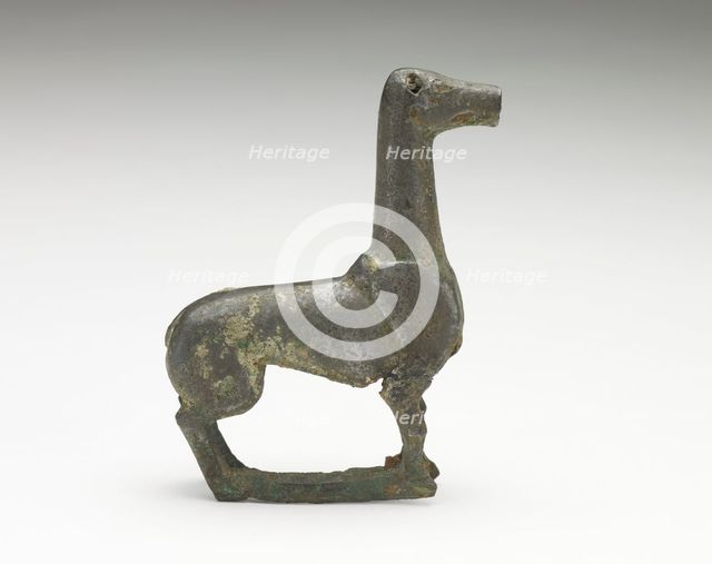 A standing deer, Han dynasty, 206 BCE-220 CE. Creator: Unknown.