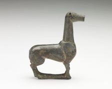 A standing deer, Han dynasty, 206 BCE-220 CE. Creator: Unknown