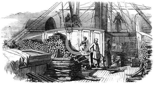 A steamboat on the Volga, Russia, c1890. Artist: Unknown