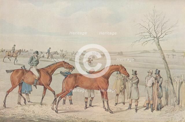 A Steeplechase: The Winner, 1827. Artist: Henry Thomas Alken