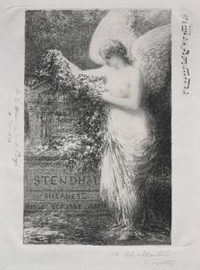À Stendhal, 1892. Creator: Henri Fantin-Latour (French, 1836-1904)