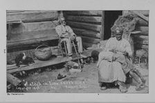 A stitch in time saves nine, 1902. Creator: Unknown