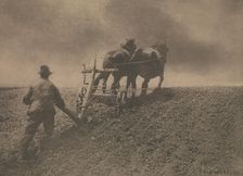 A Stiff Pull, 1880s, printed 1887., 1880s, printed 1887. Creator: Dr Peter Henry Emerson