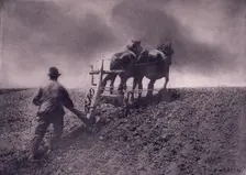 A Stiff Pull, 1890. Creator: Peter Henry Emerson