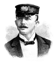 A Stirring Story of the Sea: Mr. Frank Whitehead, 1895. Creator: P Naumann