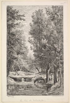 A Stream in the Mondois Valley, 1835-78. Creator: Charles Francois Daubigny