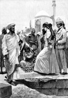 A Street Conjurer in Algiers, 1895. Creator: P Naumann