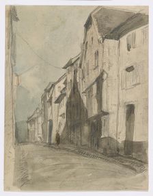 A Street at Saverne, 1858. Creator: James Abbott McNeill Whistler