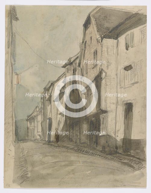 A Street at Saverne, 1858. Creator: James Abbott McNeill Whistler.