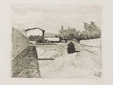A Street, c.1888. Creator: Giovanni Fattori
