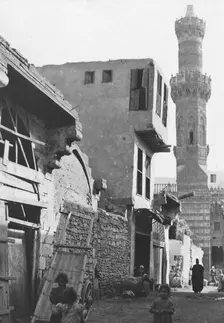 A street in Cairo, Egypt, c1890. Artist: Newton & Co