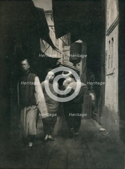 'A Street In China', c1927, (1927). Artist: Reginald Belfield.