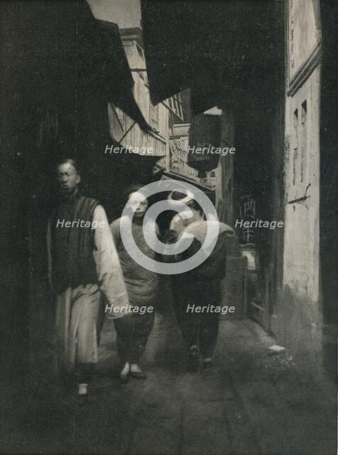 'A Street In China', c1927, (1927). Artist: Reginald Belfield.