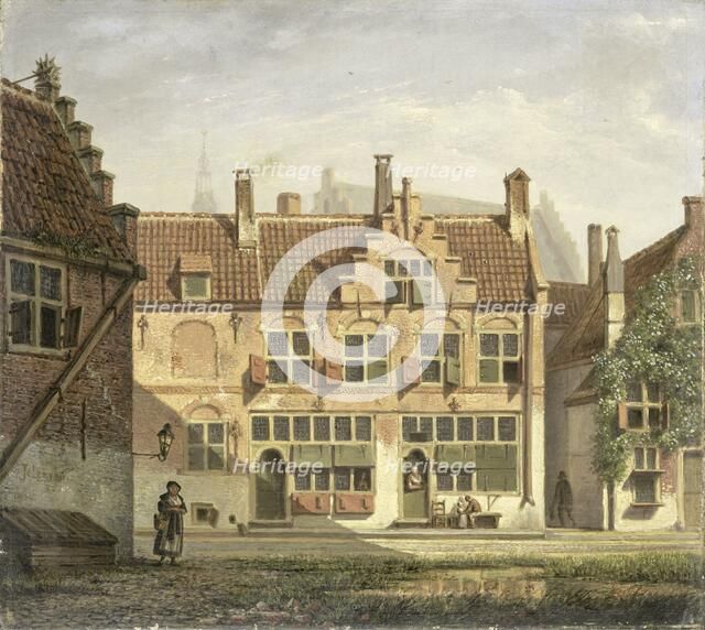 A Street in Amersfoort, 1826. Creator: Johannes Jelgerhuis.