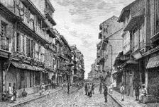 A street in Bombay, India, 1895
