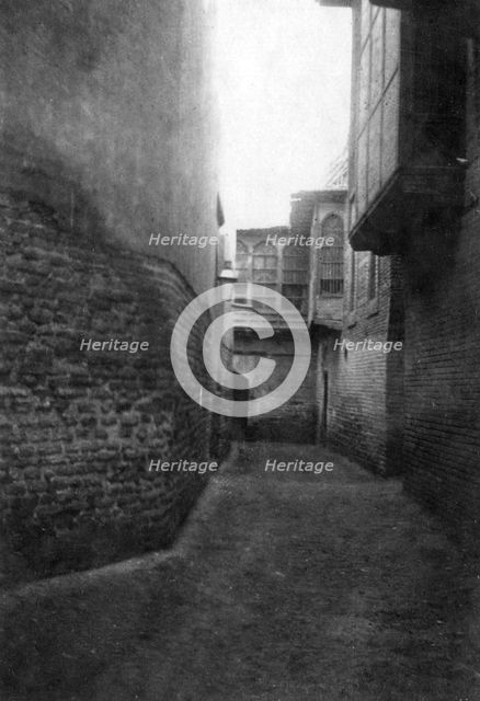 A street in Baghdad, 1918. Artist: Unknown