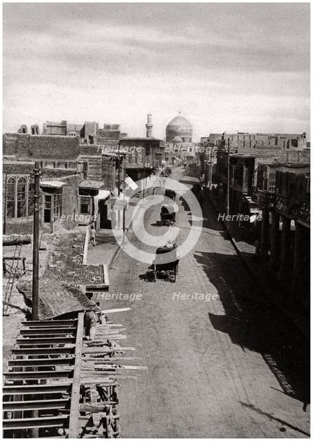 A street in Baghdad, Iraq, 1925. Artist: A Kerim