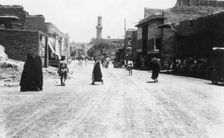 A street in Baghdad, Mesopotamia, WWI, 1918