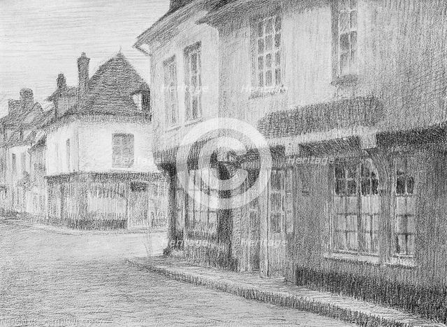 'A Street in Beauvais', 1901. Artist: Unknown