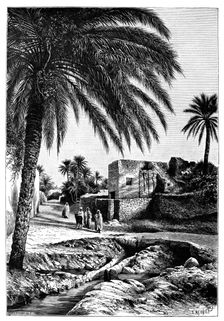 A street in Biskra, Algeria, 1895.Artist: Meunier