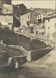 A Street in Grasse, 1852. Creator: Charles Nègre