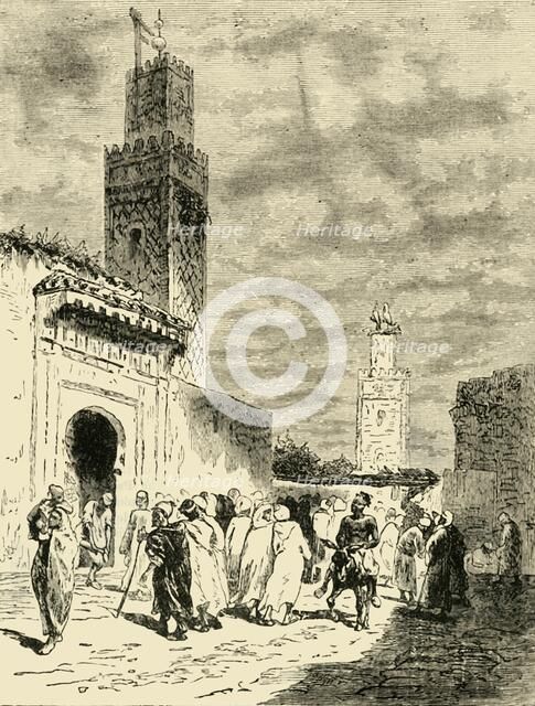 'A Street in Fez', 1890.   Creator: Unknown.