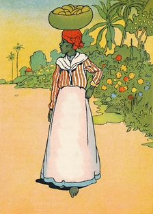 A Street in Jamaica 1912. Artist: Charles Robinson