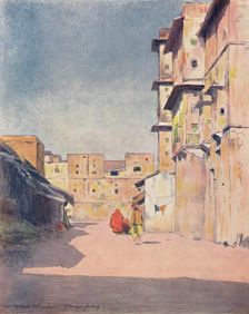 A Street in Jeypore 1905. Artist: Mortimer Luddington Menpes