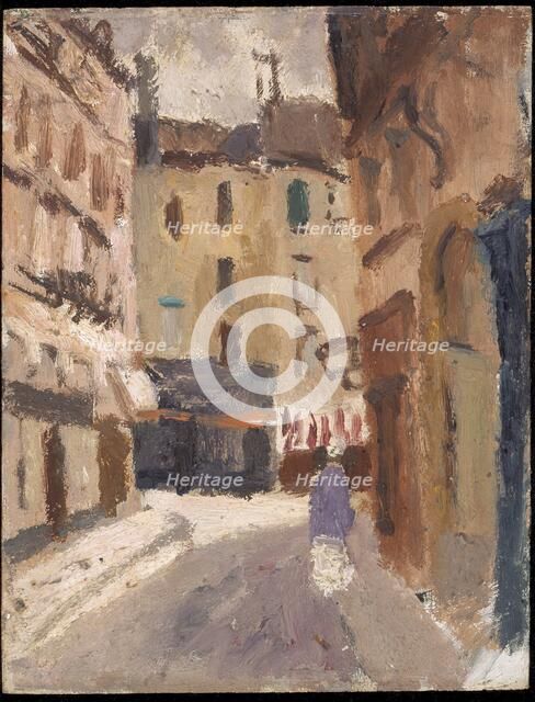 'A street in Nantes', 1920-1930. Artist: Christopher Wood