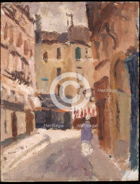 'A street in Nantes', 1920-1930. Creator: Christopher Wood.