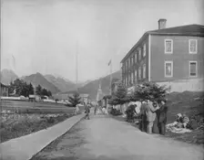 A Street in Sitka, Alaska c1897. Creator: Unknown