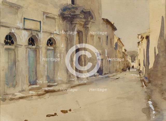 A Street in Spain, c1880s. Artist: John Singer Sargent.