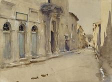 A Street in Spain, c1880s. Artist: John Singer Sargent