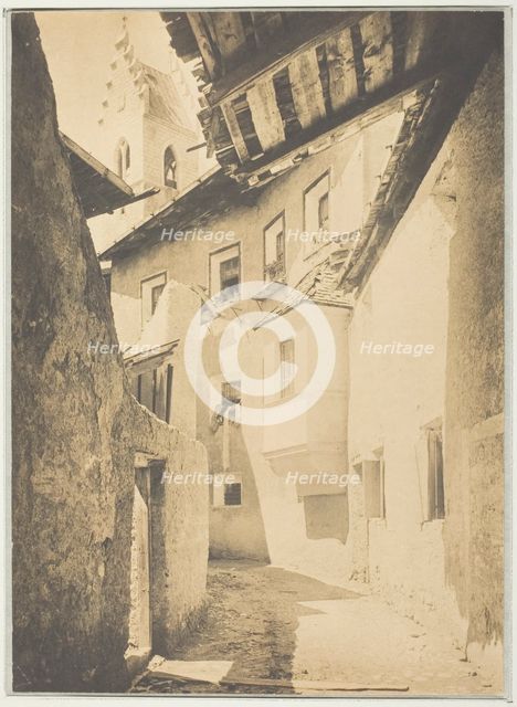 A Street in Sterzing, The Tyrol, 1890. Creator: Alfred Stieglitz.