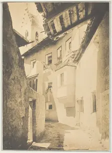 A Street in Sterzing, The Tyrol, 1890. Creator: Alfred Stieglitz