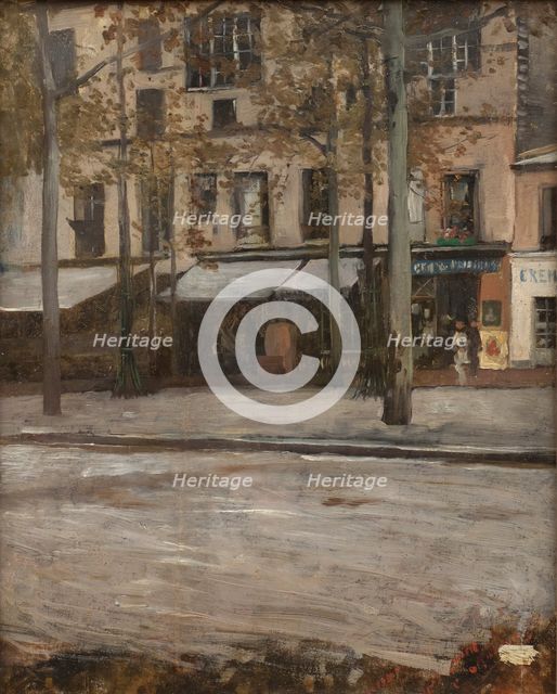 A Street in Paris. Study from Montmartre. Creator: Hugo Birger.