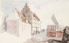 A street in the old town, c1890s. Creator: Albert Edelfelt